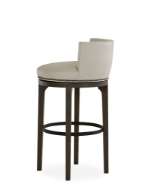 Picture of L5993-52SW LEATHER SWIVEL BAR STOOL