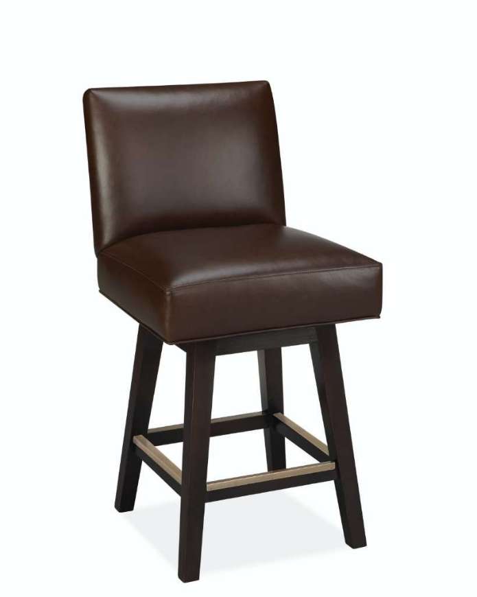 Picture of L7001-51SW LEATHER SWIVEL STOOL