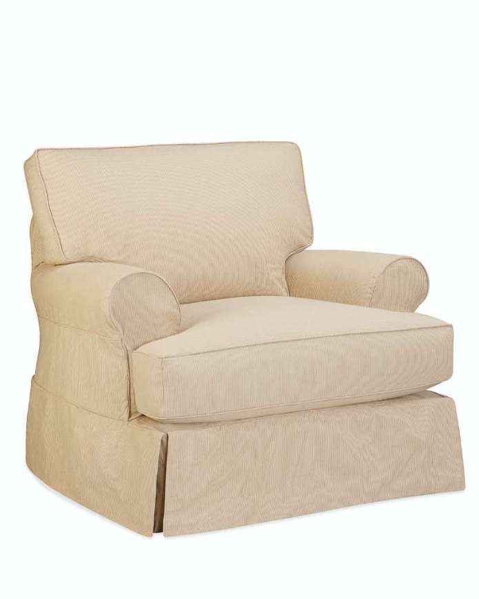 Picture of C7117-01 SLIPCOVERED CHAIR