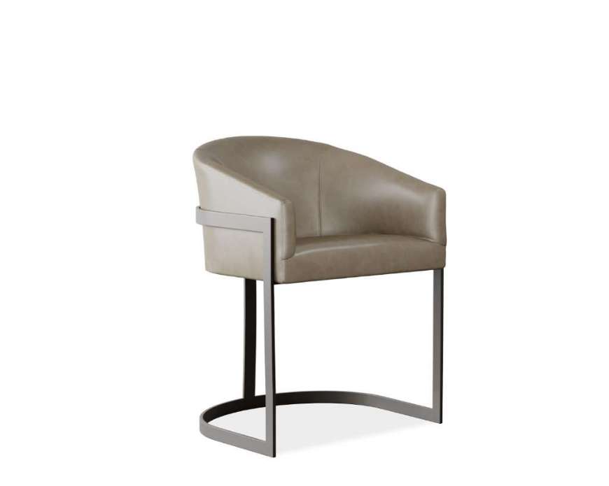 Picture of L8027-01 LEATHER DINING CHAIR