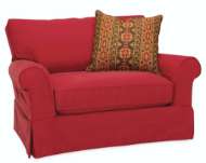 Picture of C7117-16 SLIPCOVERED CHAIR & 1/2