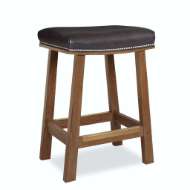 Picture of L9000-51 LEATHER COUNTER STOOL