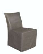 Picture of LS1747-01C LEATHER SLIPCOVERED CHAIR