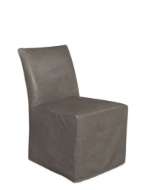 Picture of LS1757-01C LEATHER SLIPCOVERED CHAIR