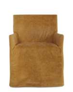 Picture of LS1757-41C LEATHER SLIPCOVERED CHAIR