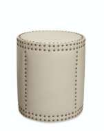 Picture of L9203-00 LEATHER OTTOMAN