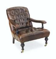 Picture of L1442-01 LEATHER CHAIR