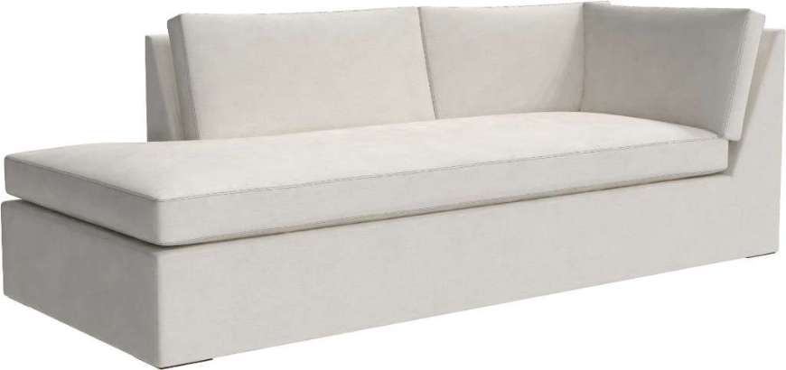 Picture of C4014-83LF SLIPCOVERED BUMPER CHAISE