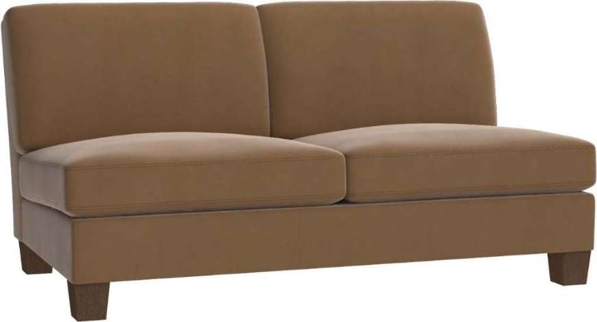 Picture of L3976-09 LEATHER ARMLESS SOFA