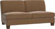 Picture of L3976-09 LEATHER ARMLESS SOFA