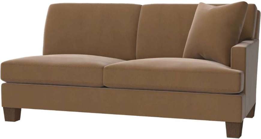 Picture of L3976-18RF LEATHER ONE ARM SOFA