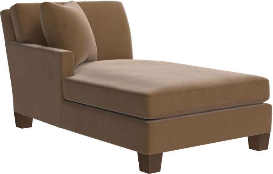 Picture of L3976-85LF LEATHER ONE ARM CHAISE