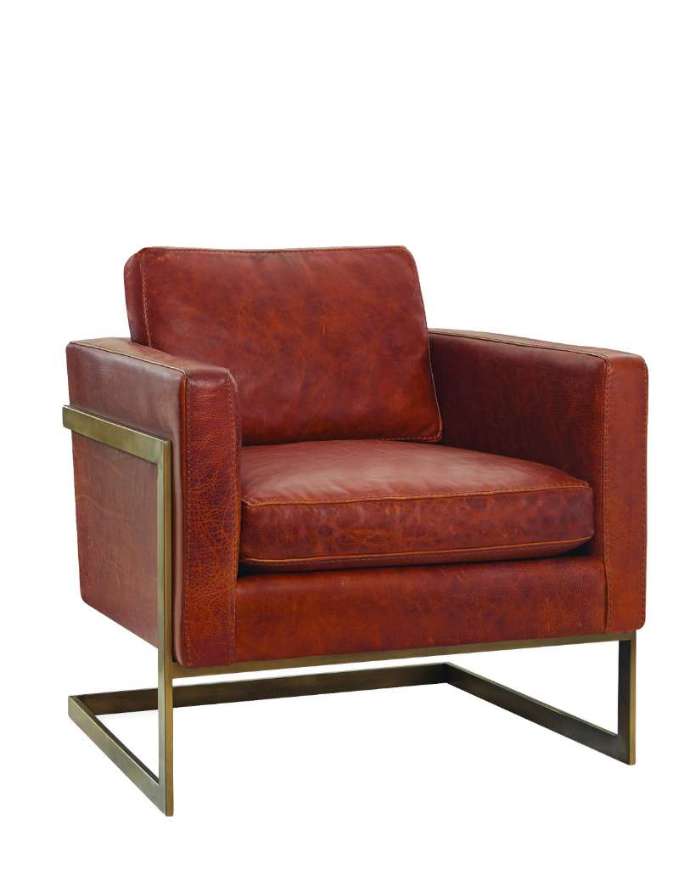 Picture of L1858-01 LEATHER CHAIR