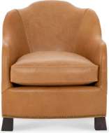 Picture of L3929-01 LEATHER CHAIR