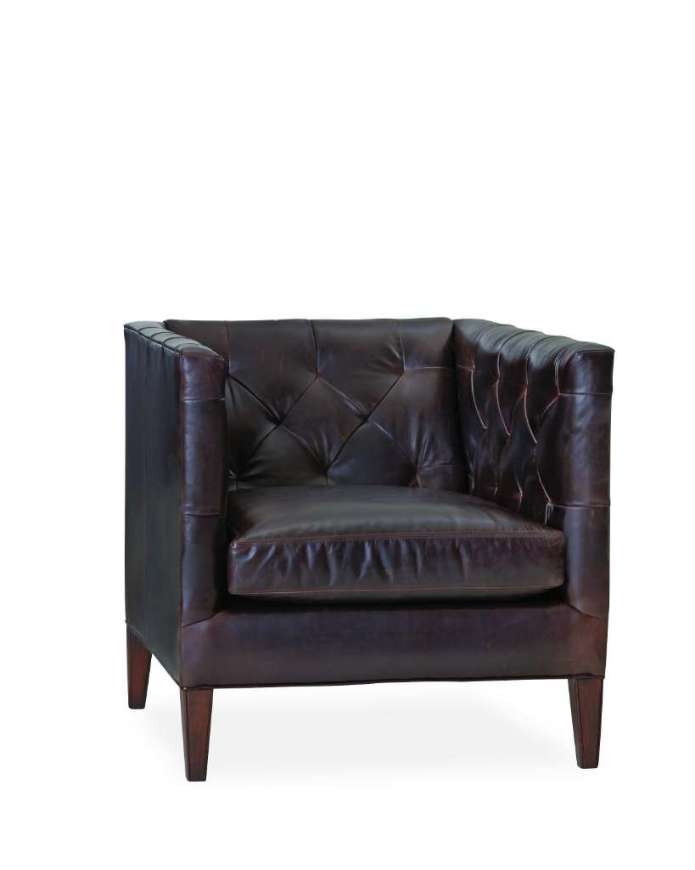 Picture of L7733-01 LEATHER CHAIR