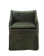 Picture of LS5203-01C LEATH SLIPCOVERED CHAIR