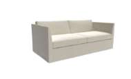 Picture of C3941-11 SLIPCOVERED APARTMENT SOFA