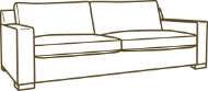 Picture of C4014-03 SLIPCOVERED SOFA