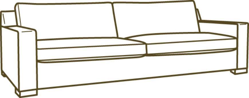 Picture of C4014-44 SLIPCOVERED EXTRA LONG SOFA