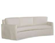 Picture of C5422-33 SLIPCOVERED CURVED SOFA