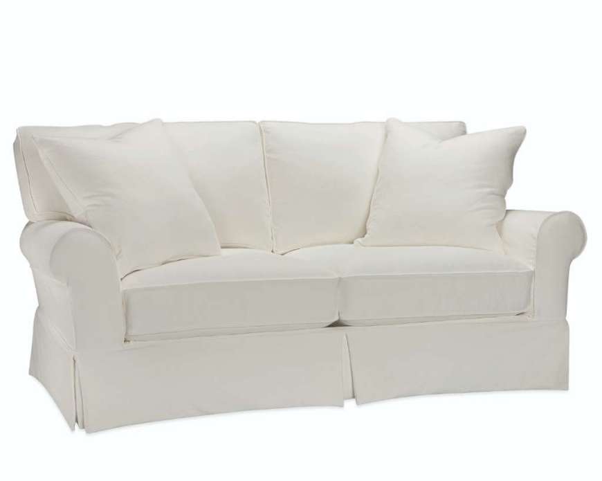 Picture of C7117-11 SLIPCOVERED APARTMENT SOFA