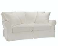 Picture of C7117-11 SLIPCOVERED APARTMENT SOFA
