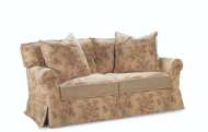 Picture of C7117-11 SLIPCOVERED APARTMENT SOFA