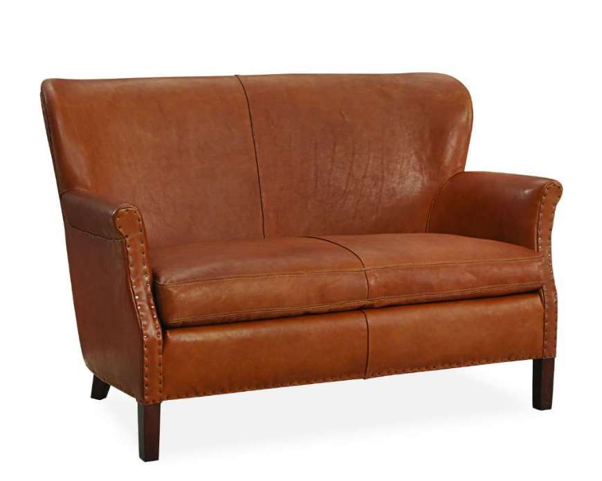 Picture of L1347-02 LEATHER LOVESEAT