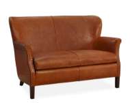 Picture of L1347-02 LEATHER LOVESEAT