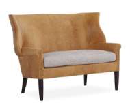 Picture of L1863-02 LEATHER LOVESEAT