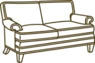 Picture of L3894-02 LEATHER LOVESEAT