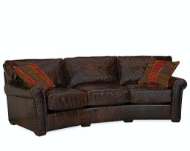 Picture of L7117-33 LEATHER WEDGE SOFA