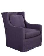 Picture of C1011-01SG SLIPCOVERED SWIVEL GLIDER CHAIR
