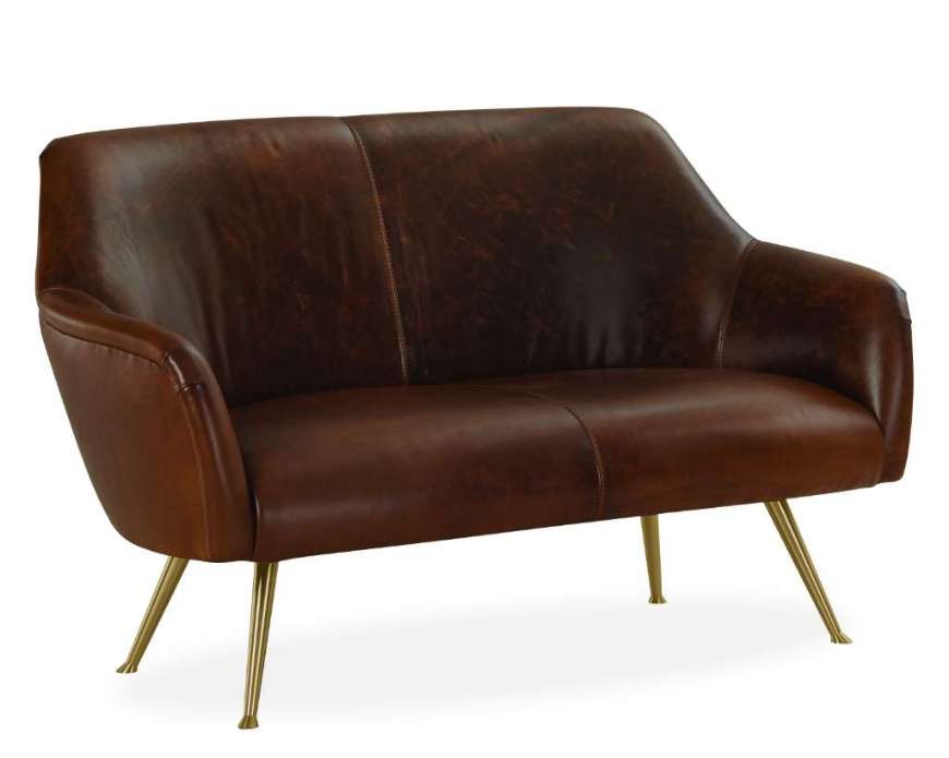 Picture of L8009-02 LEATHER LOVESEAT