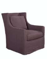 Picture of C1011-01SW SLIPCOVERED SWIVEL CHAIR