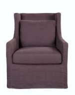 Picture of C1011-01SW SLIPCOVERED SWIVEL CHAIR