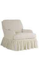 Picture of C1074-01SG SLIPCOVERED SWIVEL GLIDER CHAIR