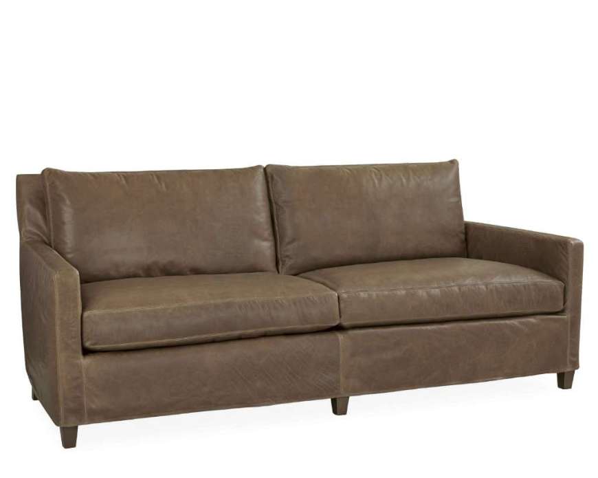 Picture of LS1296-32 LEATHER TWO CUSHION SOFA