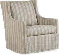 Picture of C1211-01SG SLIPCOVERED SWIVEL GLIDER CHAIR