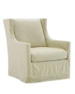Picture of C1211-01SW SLIPCOVERED SWIVEL CHAIR