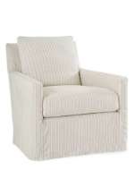 Picture of C1296-01SG SLIPCOVERED SWIVEL GLIDER CHAIR