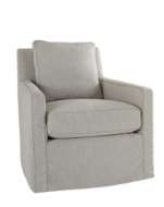 Picture of C1296-01SW SLIPCOVERED SWIVEL CHAIR