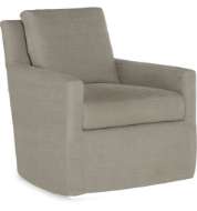 Picture of C1296-01SW SLIPCOVERED SWIVEL CHAIR