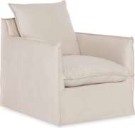 Picture of C1297-01SW SLIPCOVERED SWIVEL CHAIR