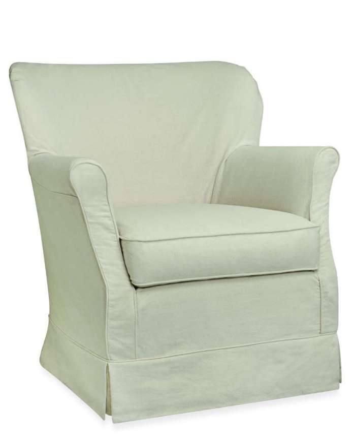 Picture of C1347-41SW SLIPCOVERED SWIVEL CHAIR