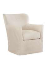 Picture of C1367-01SW SLIPCOVERED SWIVEL CHAIR