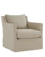 Picture of C1401-01SW SLIPCOVERED SWIVEL CHAIR
