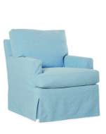 Picture of C1601-01SW SLIPCOVERED SWIVEL CHAIR