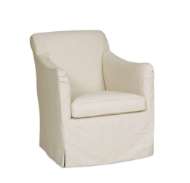 Picture of C1717-01SG SLIPCOVERED SWIVEL GLIDER CHAIR
