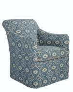 Picture of C1717-01SG SLIPCOVERED SWIVEL GLIDER CHAIR